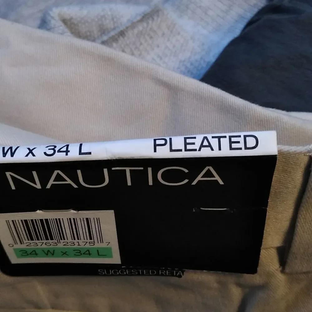 Nautica pleated trousers